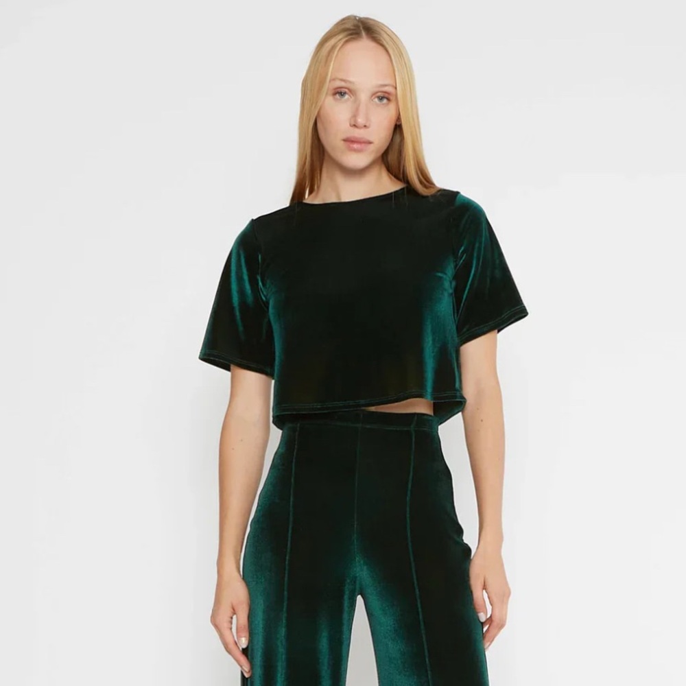 Ripley Rader Emerald Velvet Women's Top - Small/4